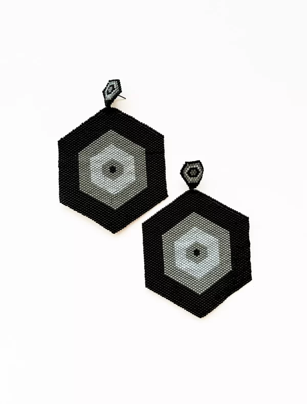 Arete hexagono grande negras