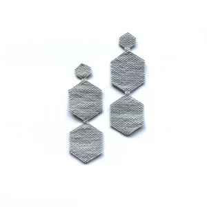 ARETE HEXAGONOS PLATEADO