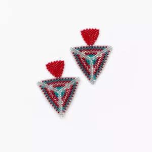ARETE TRIANGULO ROJO VERDE