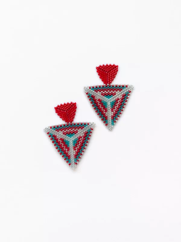 ARETE TRIANGULO ROJO VERDE
